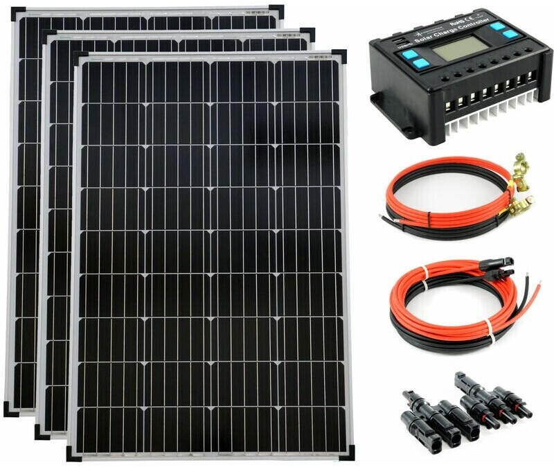 Solartronics Komplettset 3 x 100 Watt 5-Busbars 20A Laderegler 12V/24V ab  252,06 €
