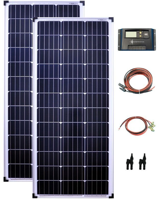 Solar Set 20A Laderegler Stecker Kabel für 2 Solarmodul Photovoltaik ,  70,00 €