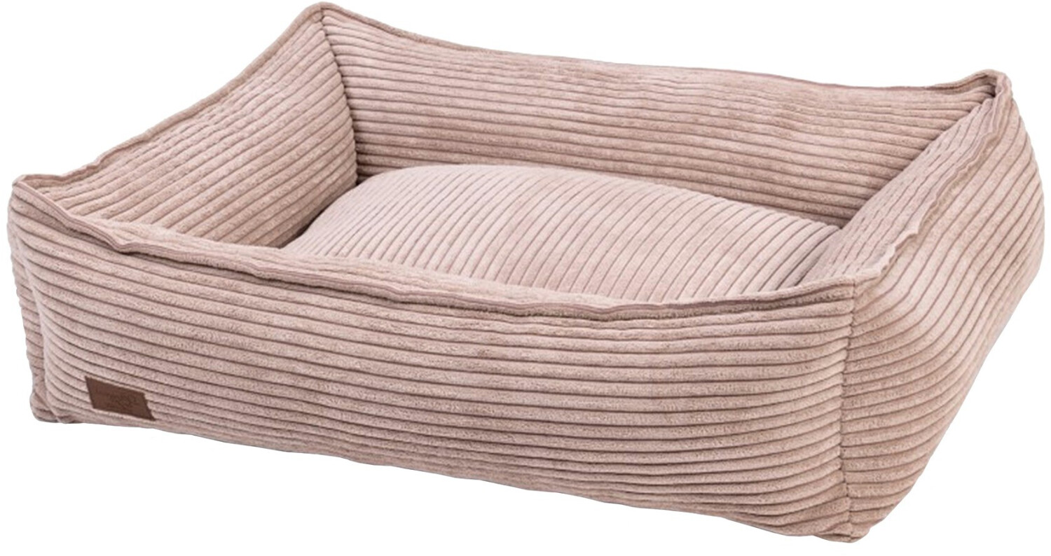 Designed by Lotte Dog bed Ribbed 80x70x22cm Pink