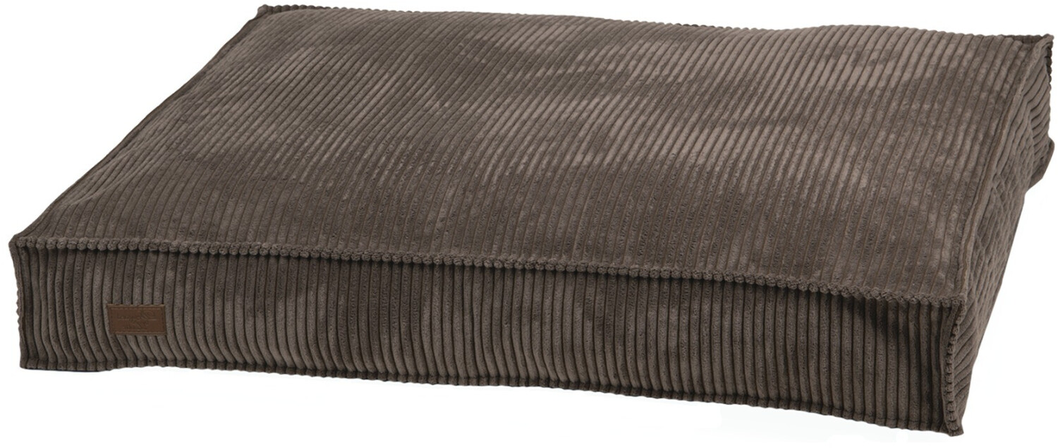Designed by Lotte Dog cushion ribbed 100x70x15cm Brown