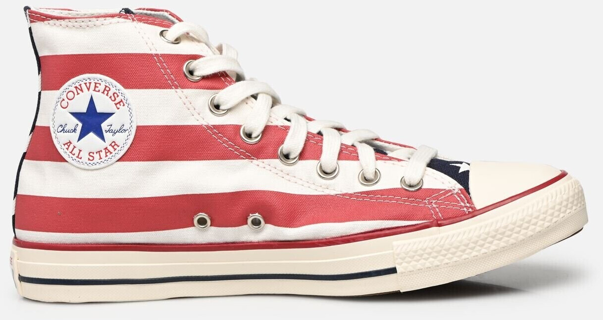 Converse all star online blanche et rouge