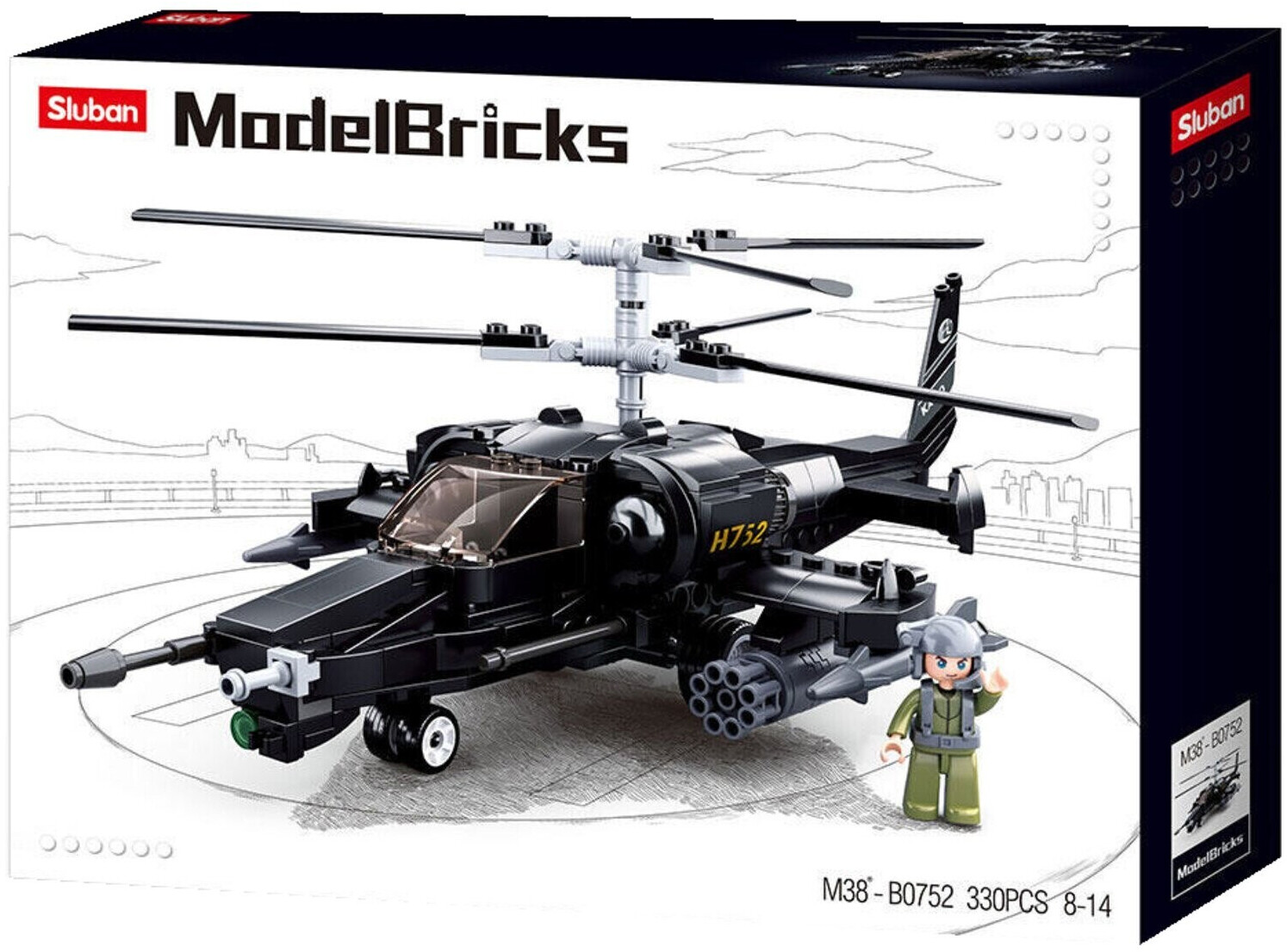 Sluban Attack Helicopter M38-B0752