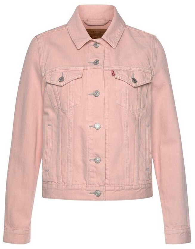 Pink levi deals jean jacket