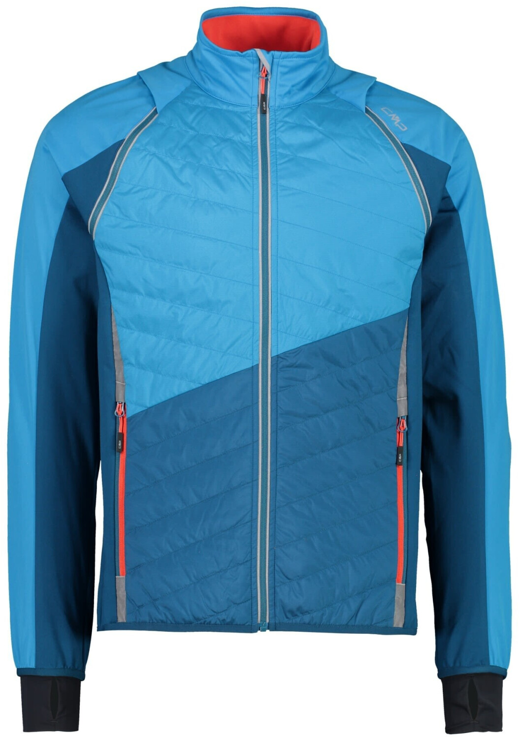 CMP Men's Unlimitech HybridJ jacket with Removable Sleeves danube