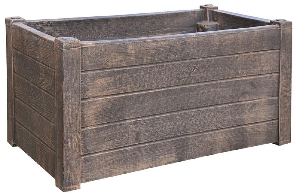Roto Plant Pot Wood Optic Square (RT-6157) l
