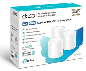 TP-Link Deco X1500 (3-Pack) Sistema Wi-Fi 6 AI Mesh