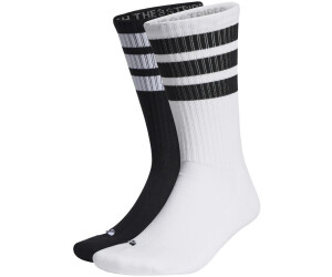 Calcetines adidas 3-Stripes Crew Socks 2 Pairs White/ Black
