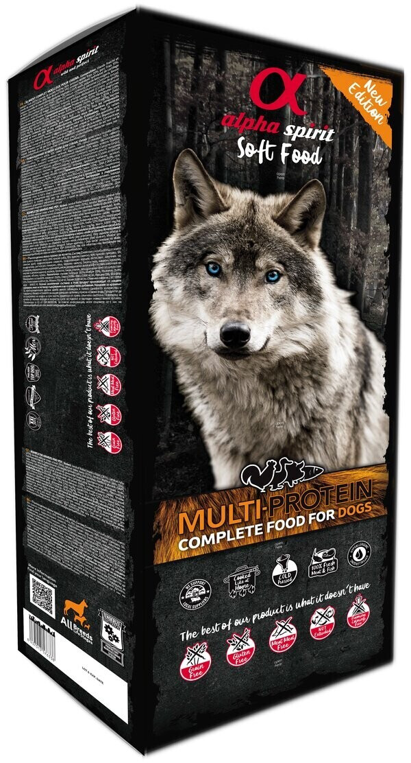 Alpha Spirit Dog Dry Food Multiprotein 9kg
