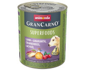 Animonda GranCarno Superfood Lamb, Amaranth, Cranberries and Salmon Oil 800g