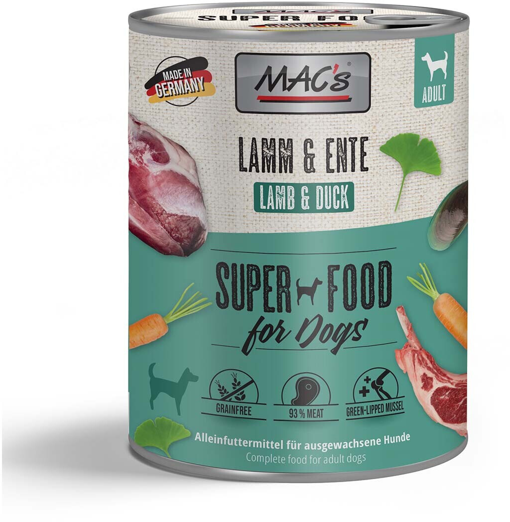 MAC's Dog Lamb & Duck wet food