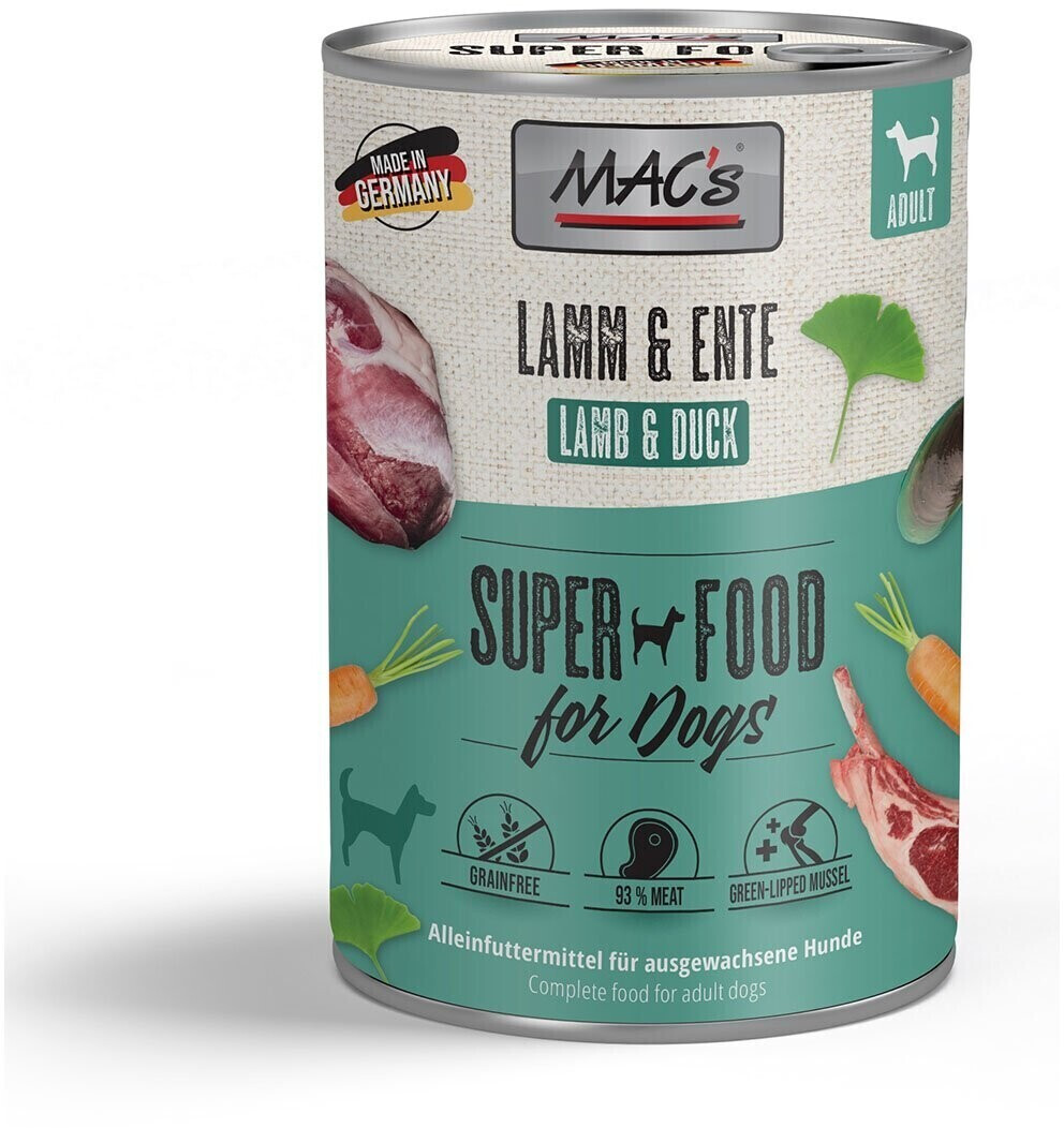 MAC's Dog Lamb & Duck wet food 400g