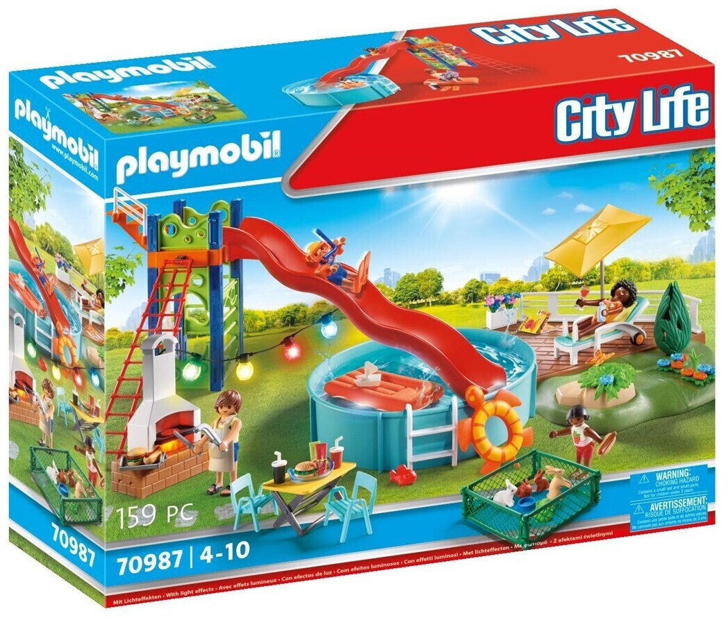 Playmobil City Life Poolparty 70987 desde 46,99 €