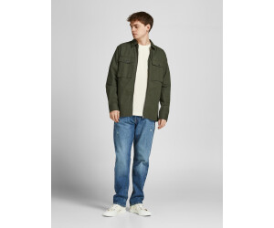 Jack Jones Jjbrandy Tee Ss Crew Neck Ln White - T-shirt Für Männer Weiß