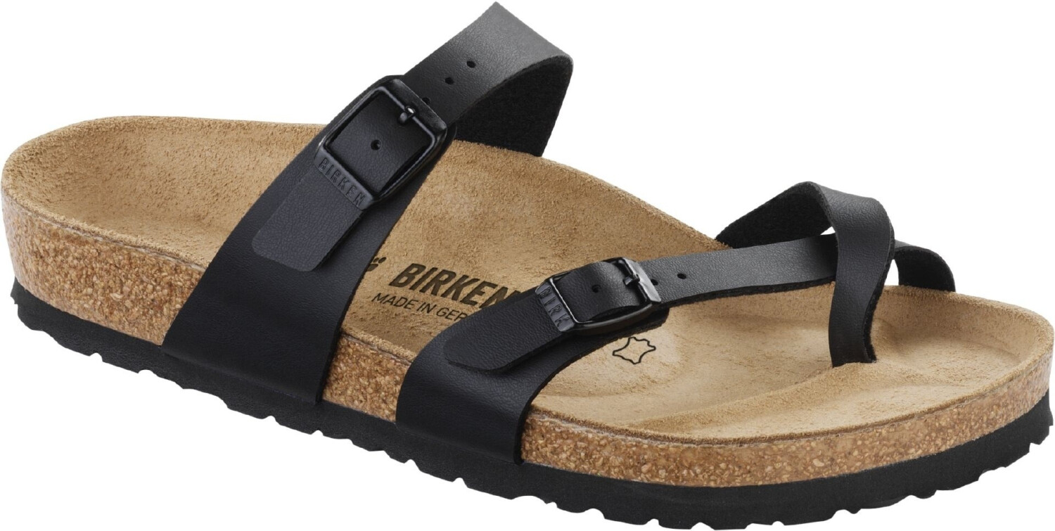 Birkenstock Mayari Birko Flor schmal black ab 78 15 Preisvergleich bei idealo