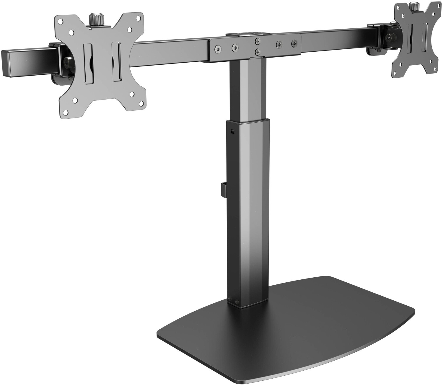 Tischhalterung 2 Monitore höhenverstellbar mit Gasdruckfeder 17-32