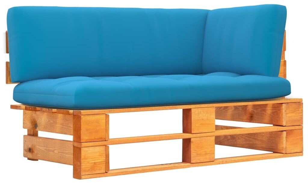 vidaXL Garden Pallets Sofa (306659) blue