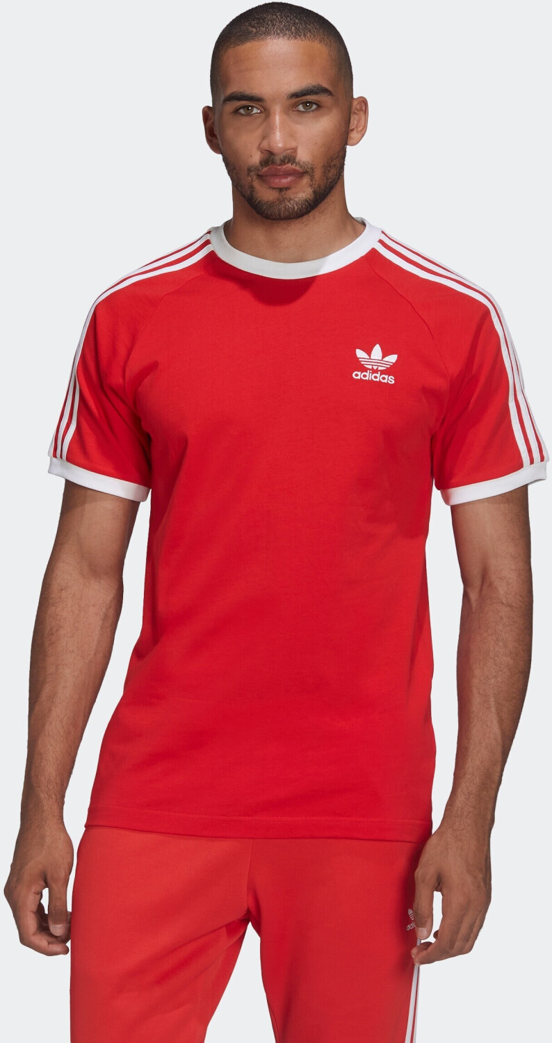 Adidas Adicolor Classics 3 Stripes T Shirt vivid red ab 46 74 Preisvergleich bei idealo