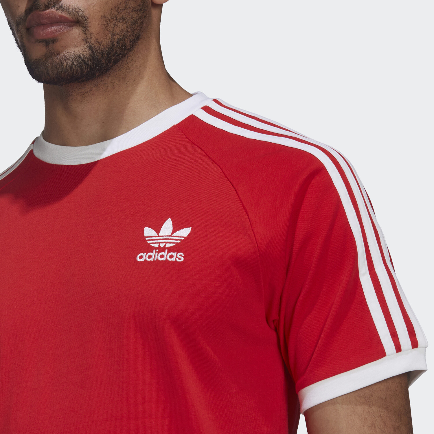 Adidas red tee top