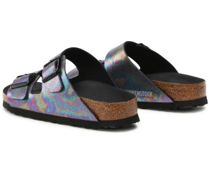Birkenstock arizona spotted sale metallic black