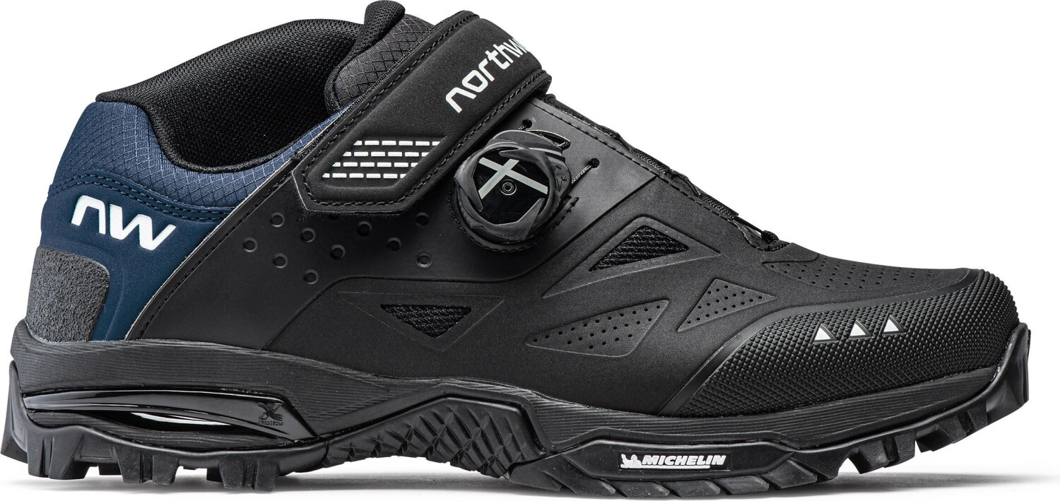 Chaussures vtt northwave enduro mid noir bleu 2018 outlet