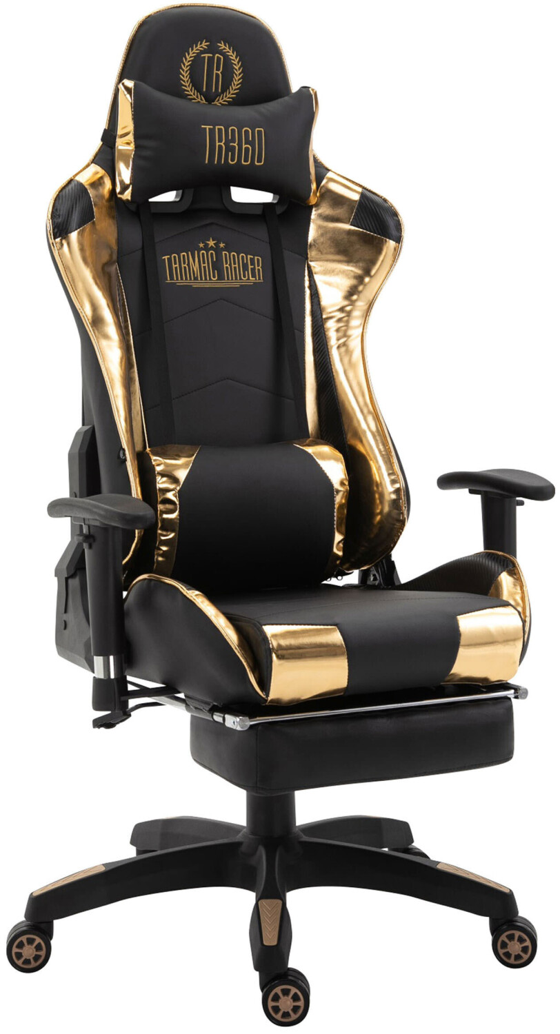 CLP Turbo PU with Foot Rest Black/Metallic Gold