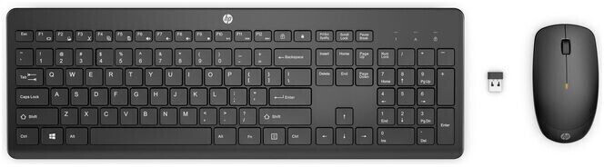 HP Keyboard and Mouse black