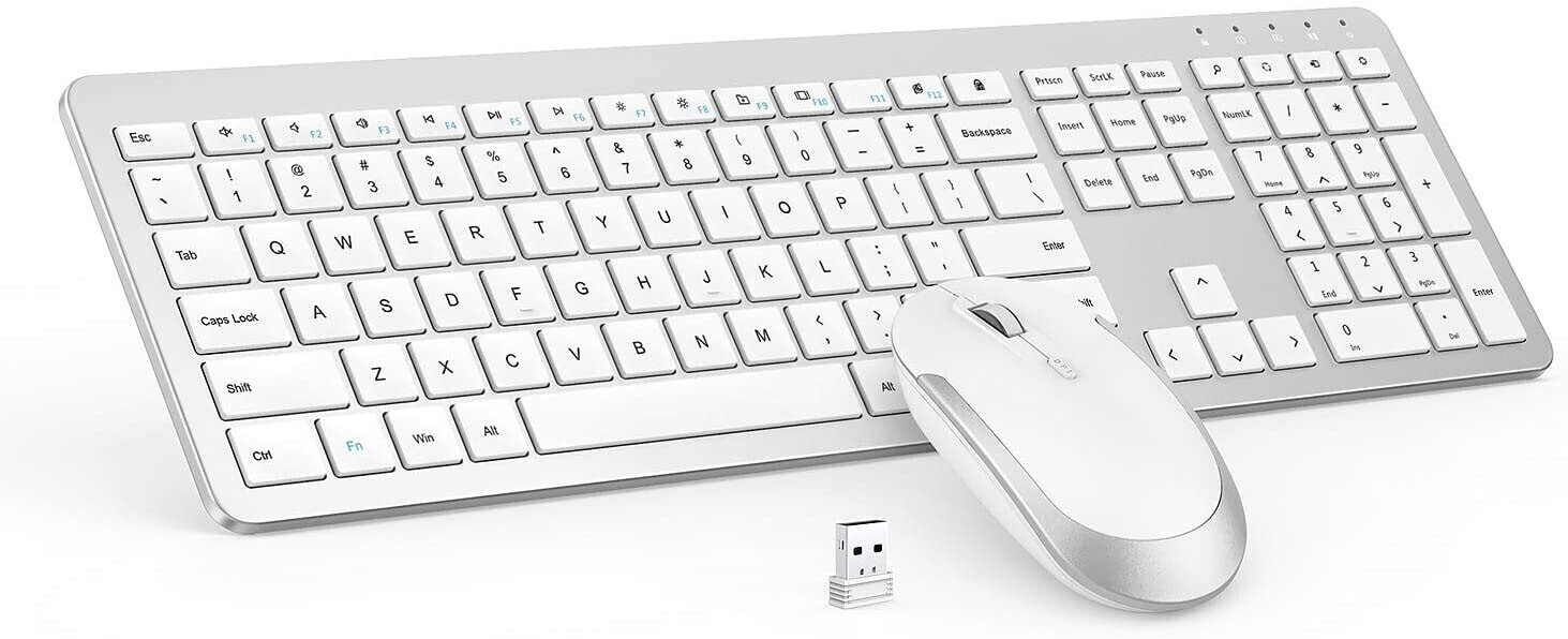 Cooler Master Keyboard and Mouse Kit wireless white