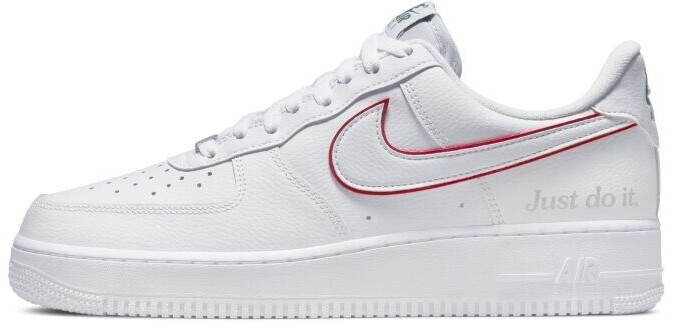 Nike Air Force 1 white/noble green/metallic silver/university red ab