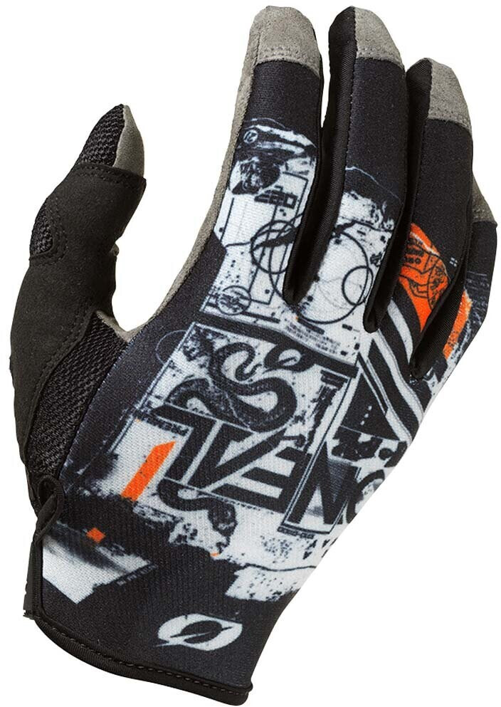 Photos - Motorcycle Gloves ONeal O'Neal O'Neal Mayhem Scarz Black/White/Red 
