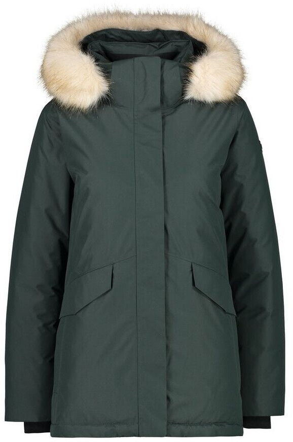 CMP Womens' Medium-length parka jacket with faux fur hood (31K2966) eden
