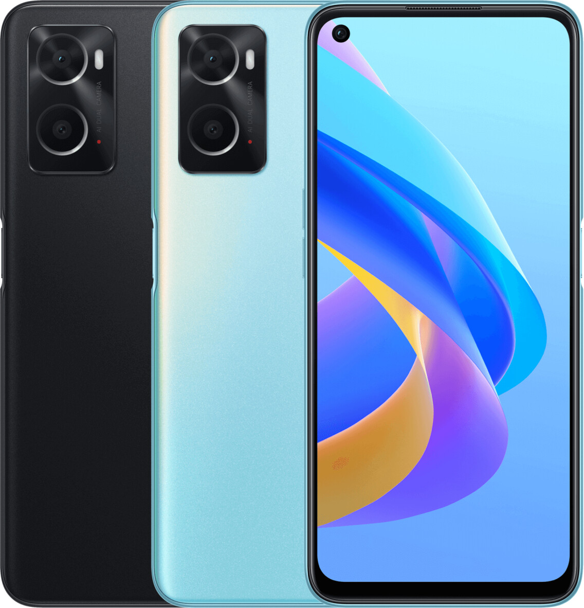 OPPO A76 noir brillant