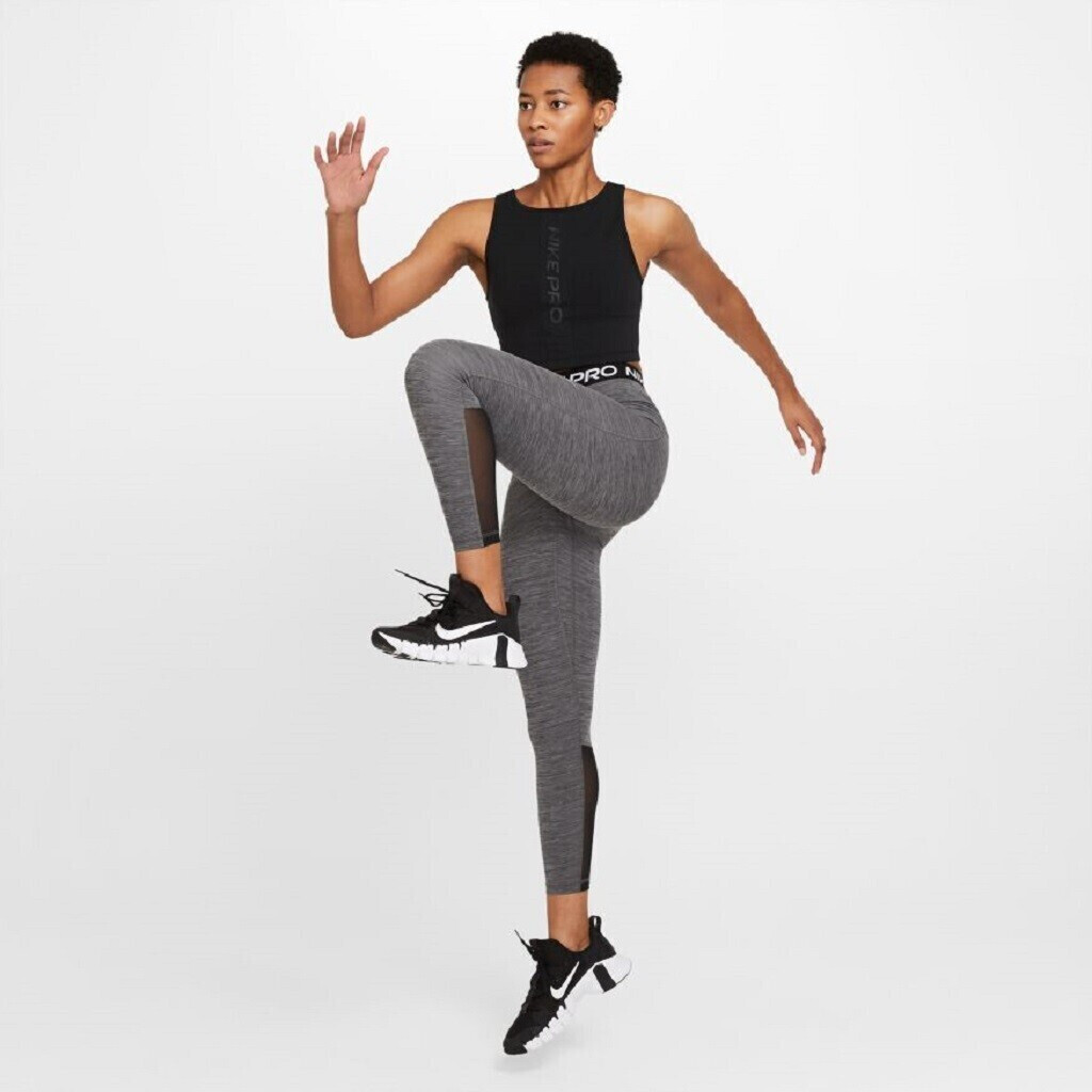 Nike Pro Dri Fit 365 High-Rise 7/8 Leggings Grey DA0483-084 Women's 2XS