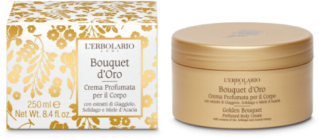 L'Erbolario Golden Bouquet Parfumed Body Cream (250ml)