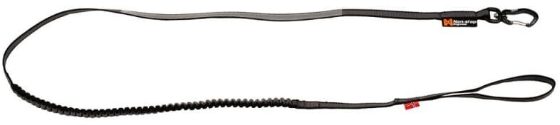 Non-stop dogwear Touring Bungee Leash 2m 23mm grey