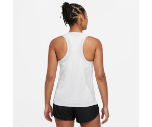 Nike Women's Dri-Fit Race Running Singlet White / S