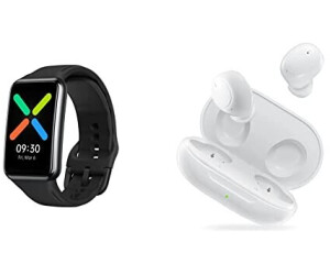 OPPO Watch Free – Smart Watch, AMOLED Curved Screen, 32g, Bluetooth 5.0,  vanilla