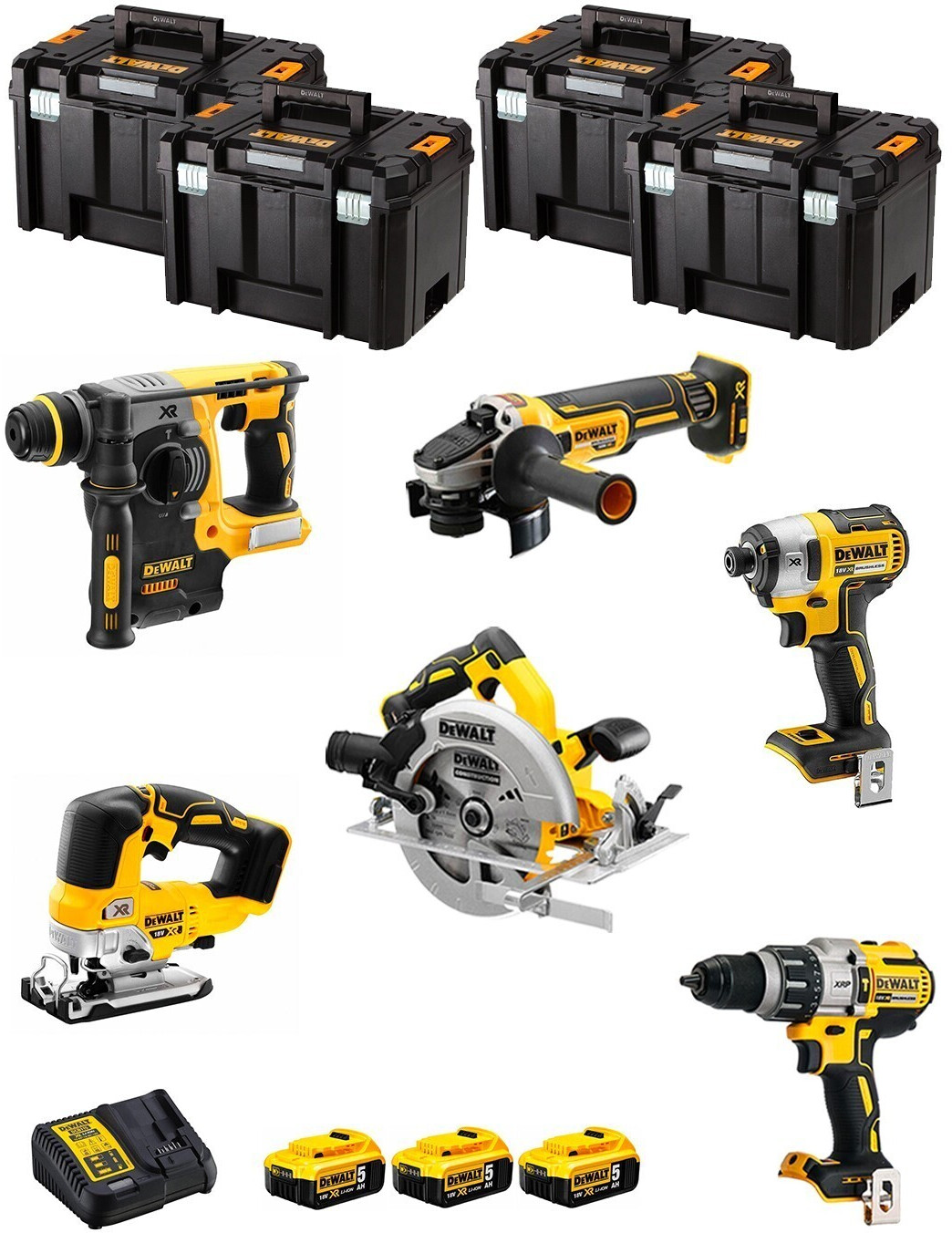 DeWalt DWK601T (3 x 5,0 + 4 TSTAK VI)