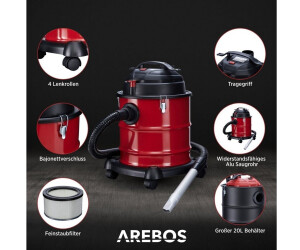 Arebos Ash vacuum cleaner Premium 20l au meilleur prix sur