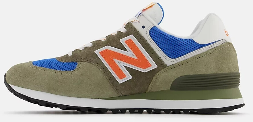 New balance 574 grau orange top