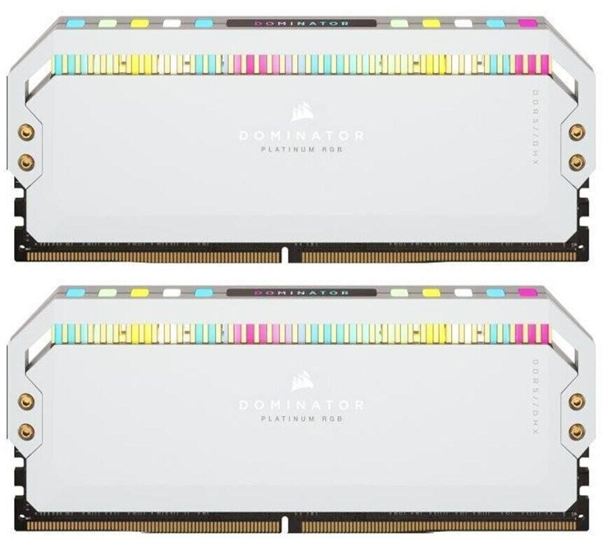 Corsair Dominator Platinum RGB Kit 64 Go DDR5-5200 CL40 (CMT64GX5M2B5200C40W)