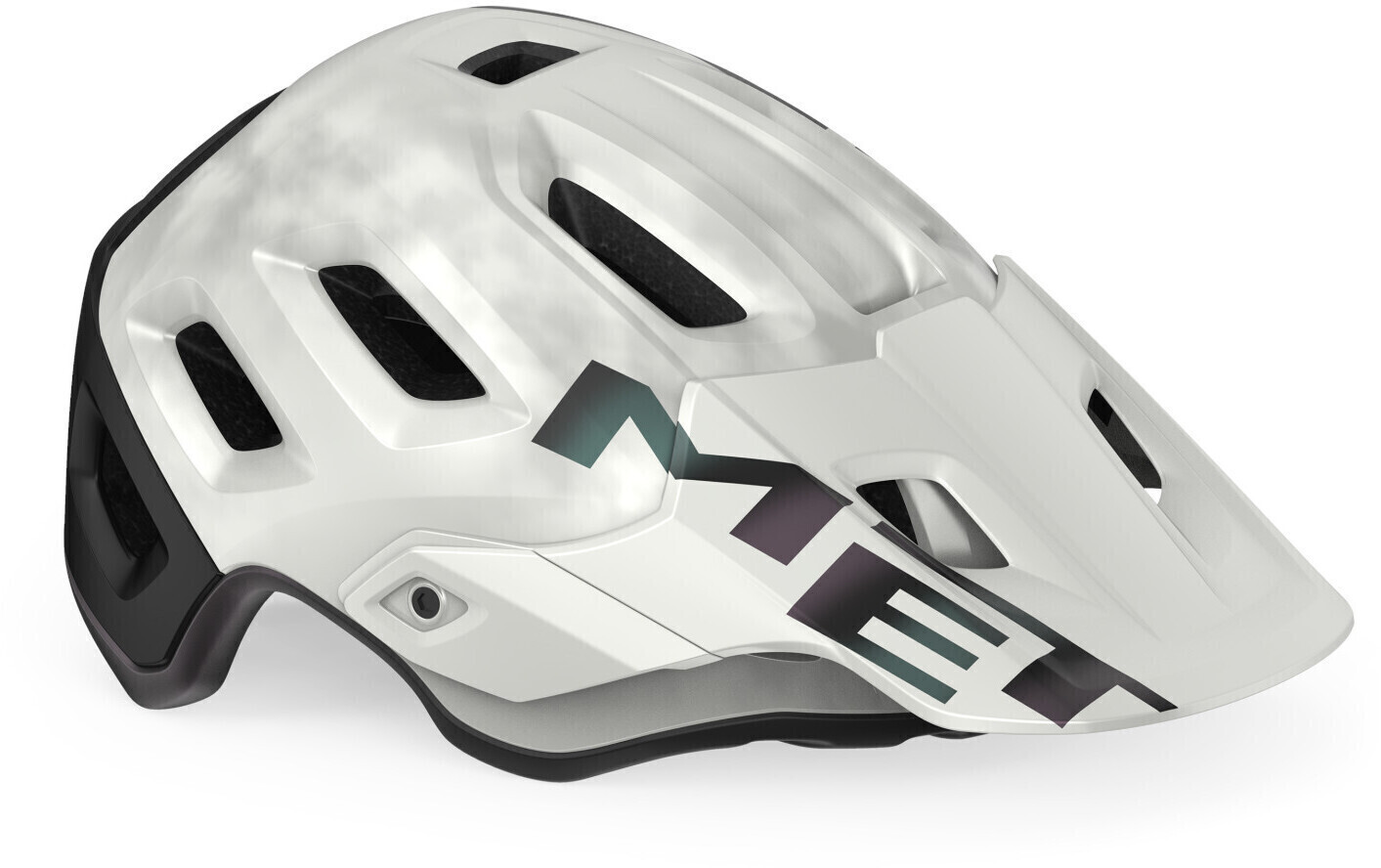 Photos - Bike Helmet MET Roam Mips white iridescent/matt 