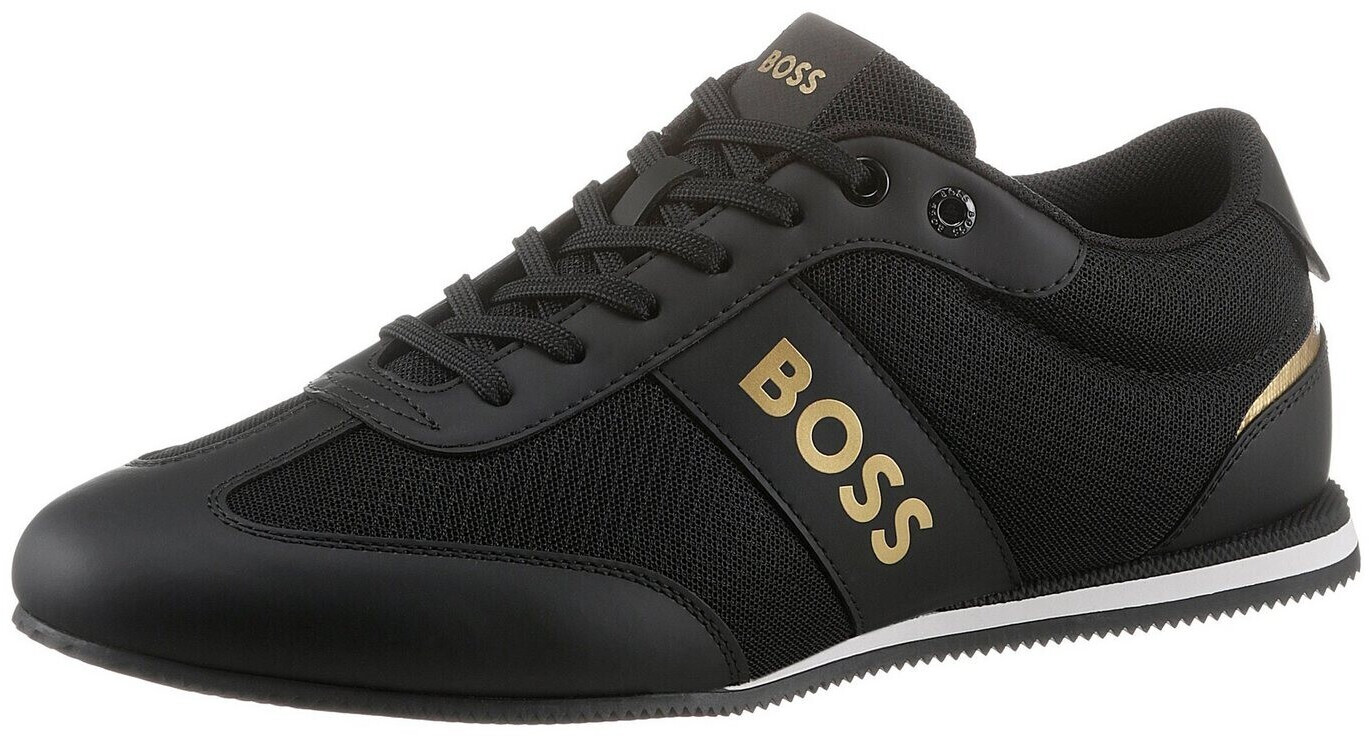 Hugo boss black and gold shoes online