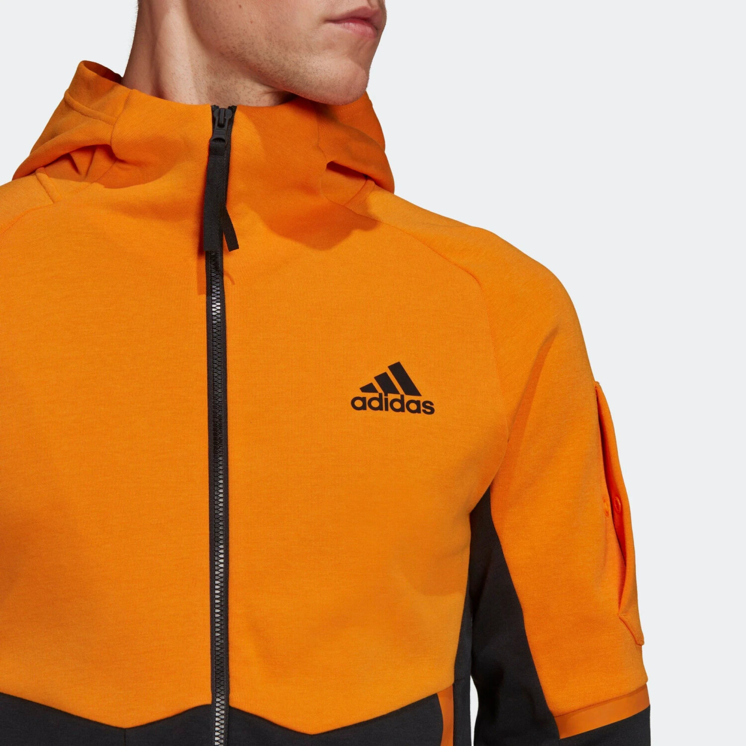 Bright orange adidas online hoodie