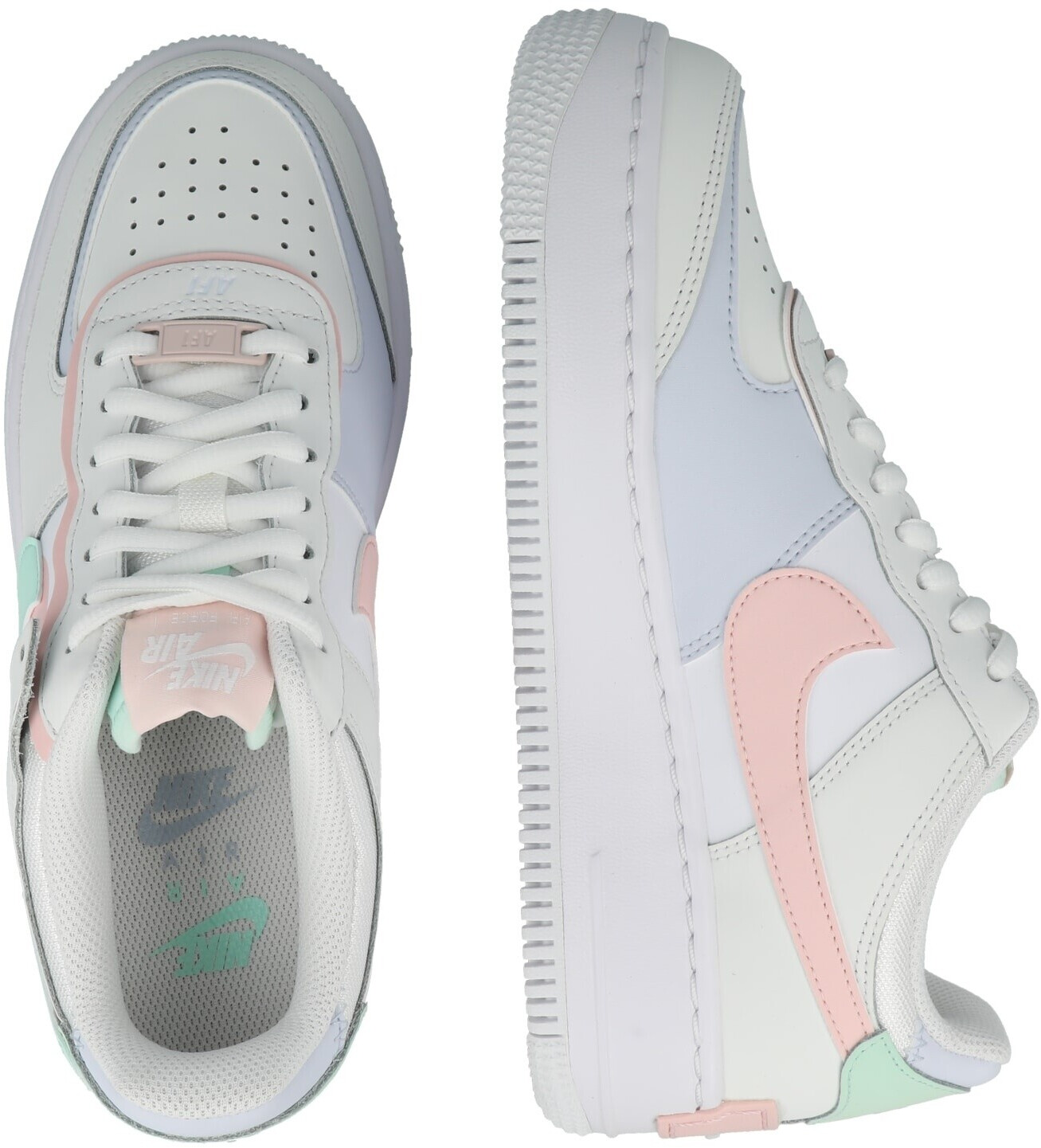 Nike Air Force 1 Shadow Women white mint foam football grey