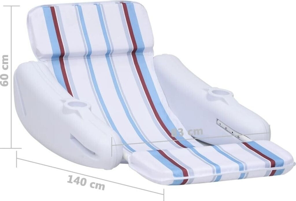 vidaXL Chaise flottante pour piscine