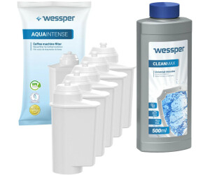Woods fejl Planlagt Wessper 5x Wasserfilter für Siemens EQ Series ersetzt Brita Intenza 500ml  Entkalker | Kaffeemaschinen-Reinigung Preisvergleich bei idealo.de