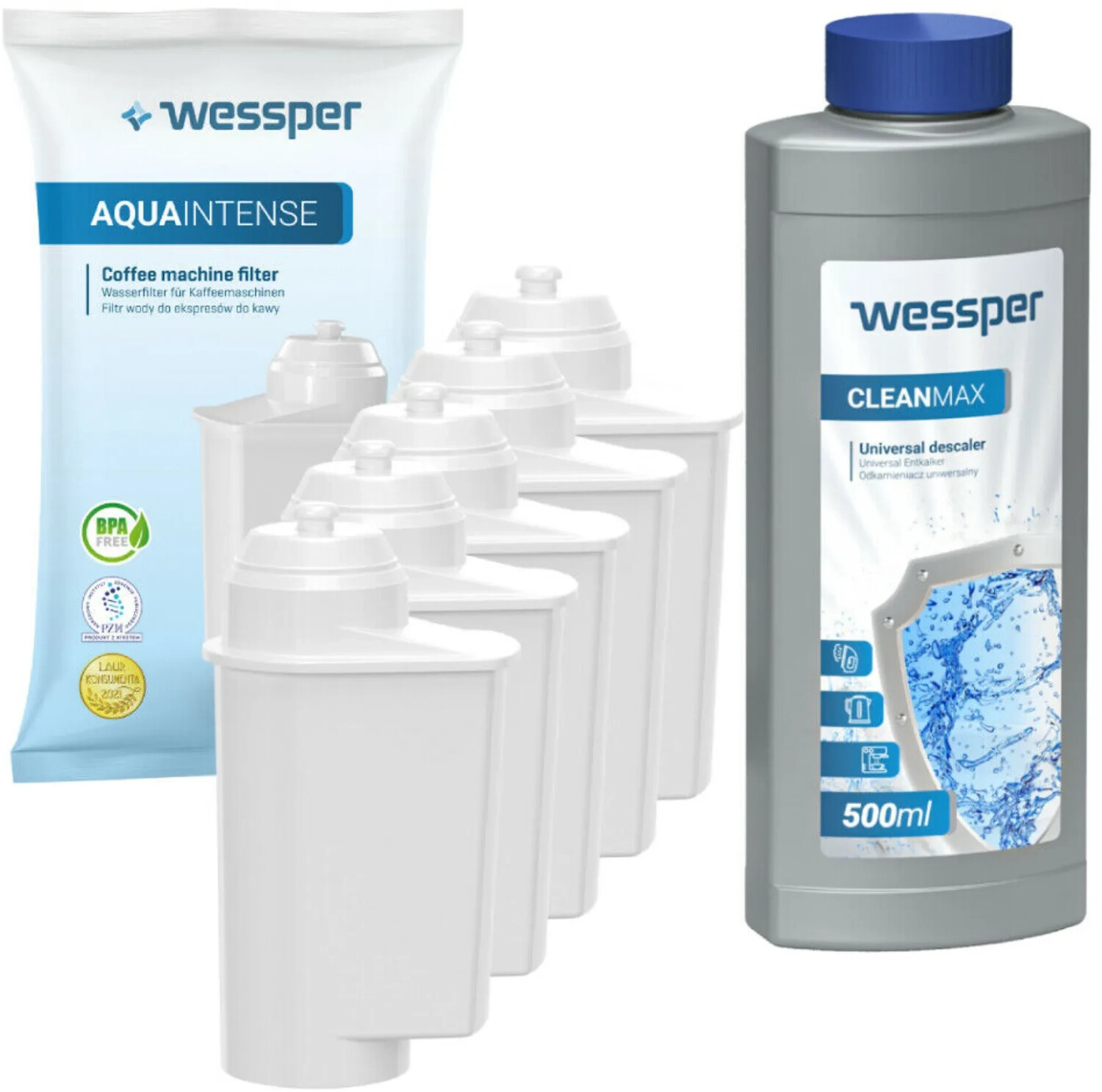 Siemens 5x für Series Wessper Brita € EQ 500ml 25,99 | Wasserfilter ab Entkalker ersetzt Intenza bei Preisvergleich