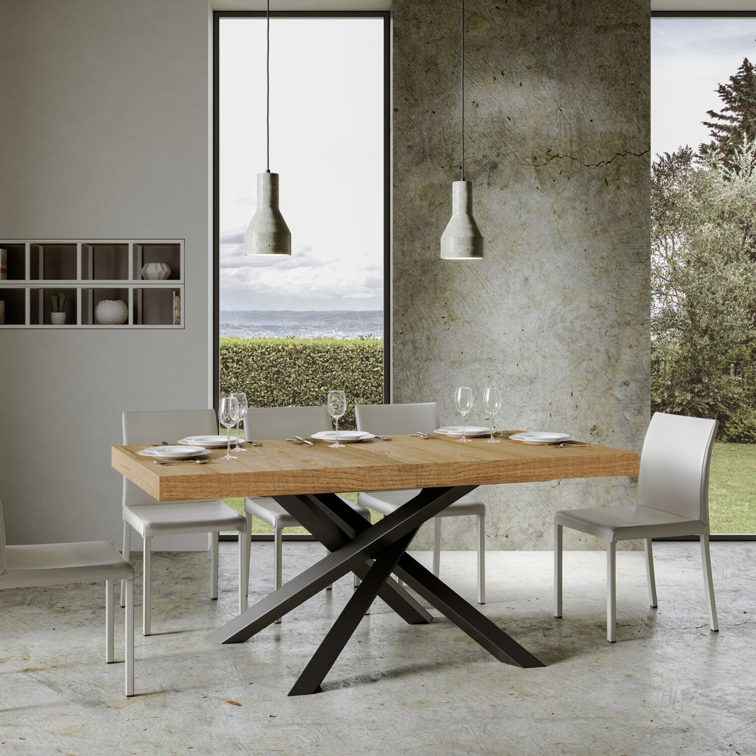 Itamoby Volantis 440 cm chêne/anthracite