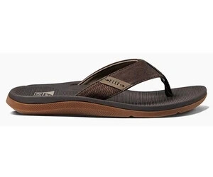 Infradito Uomo Reef Santa Ana LE: Pelle Pieno Fiore, Comfort E Stile Casual, Taglia 40 EU