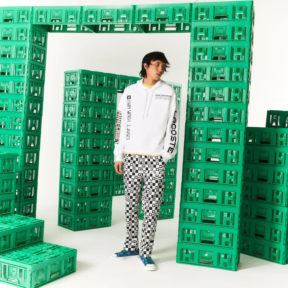 Lacoste L!ve Sweat-Shirt loose fit Lacoste x Minecraft
